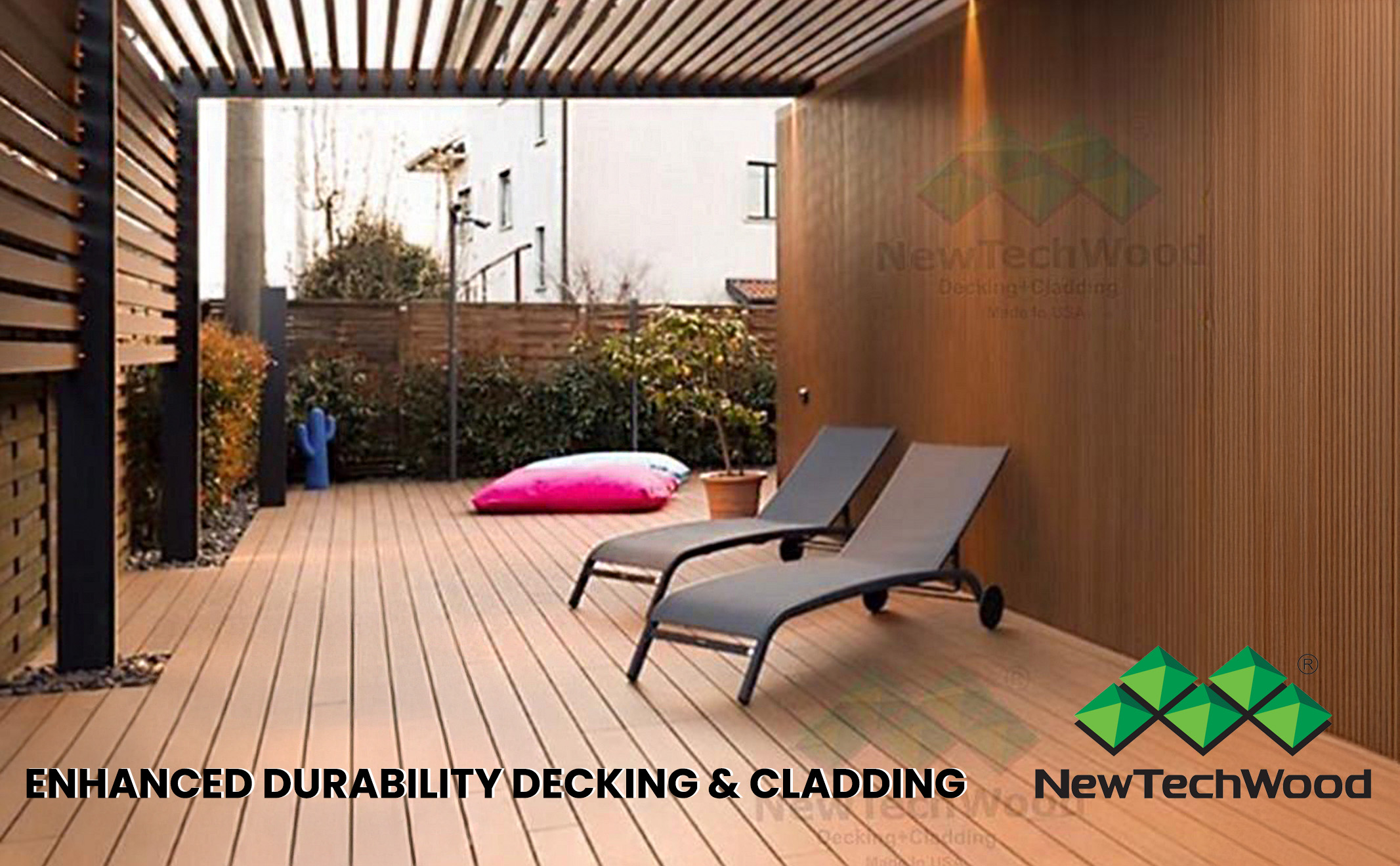 Eco-friendly composite wood built.